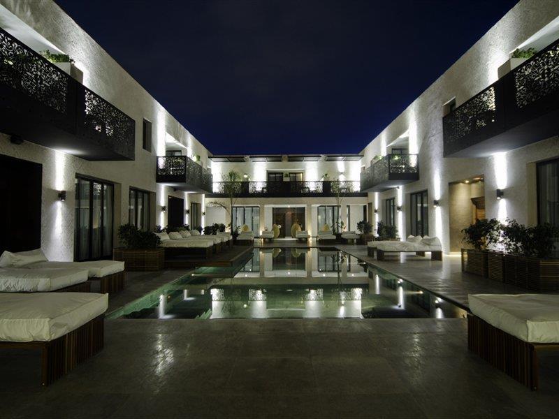 Cesar Resort & Spa Marrákes Kültér fotó The hotel's courtyard